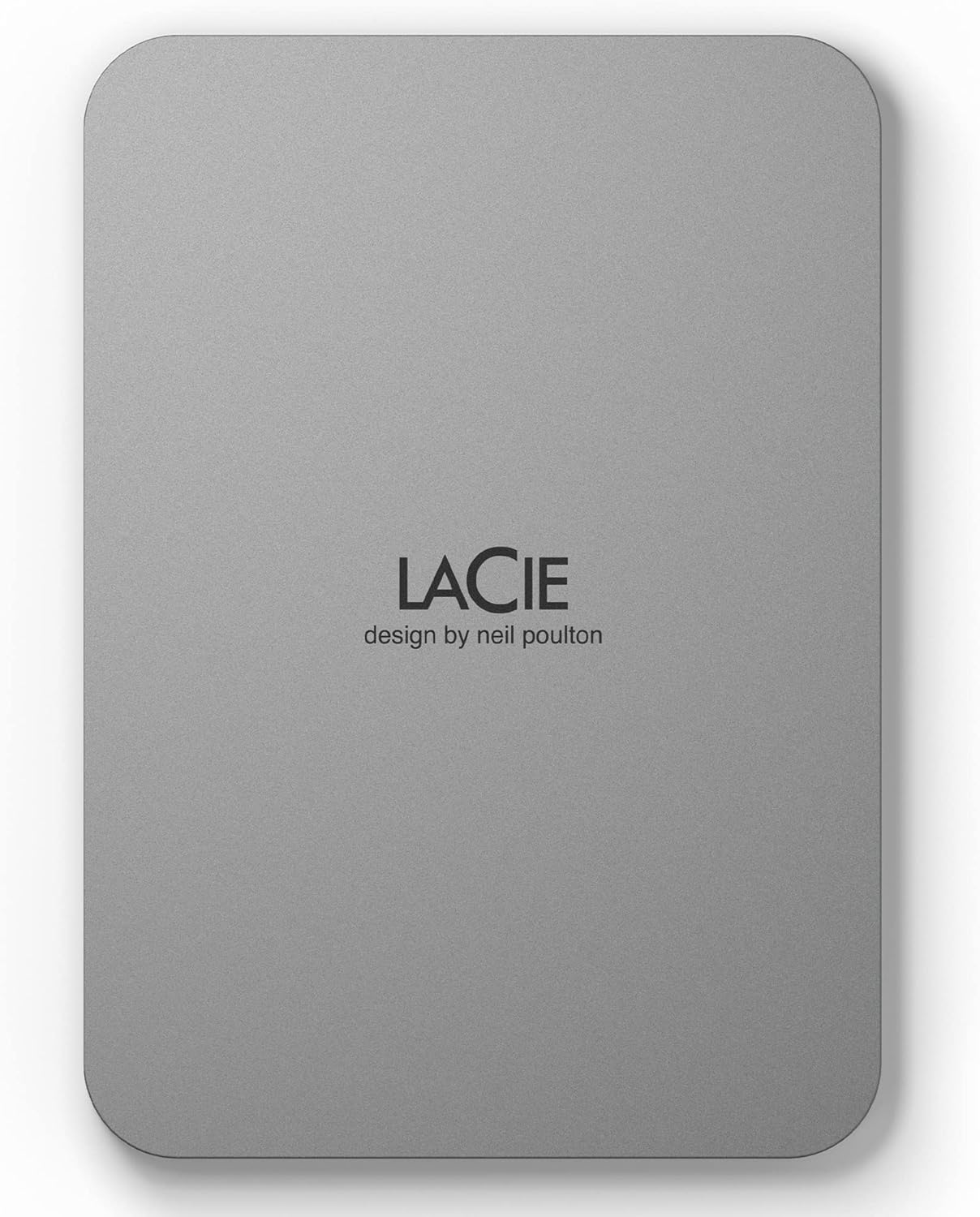 LaCie Mobile Drive Moon 2TB Portable External Hard Drive 2.5 Inch Mac & PC Silver