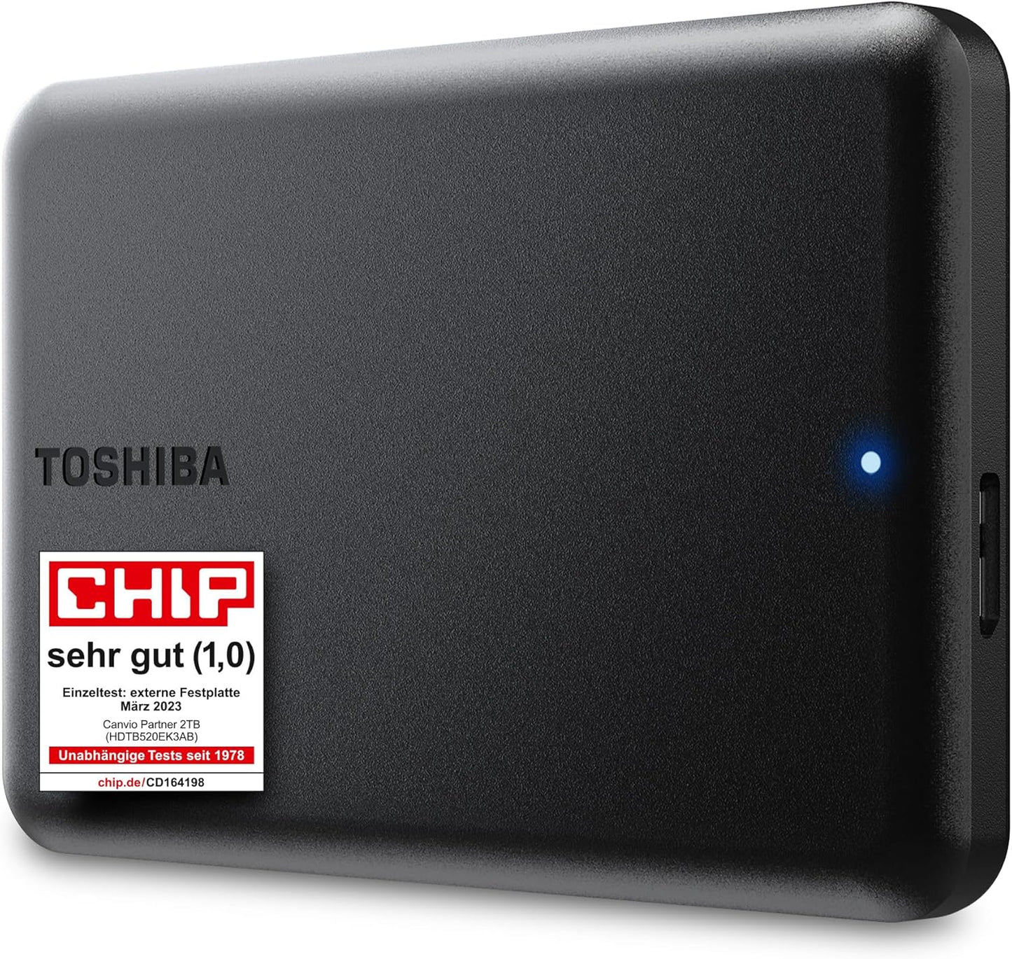 10 pcs Toshiba Canvio Partner 2 TB, Portable, 2.5-Inch External HDD, USB 3.2 Gen 1, Compatible with Mac and Windows, USB-Powered