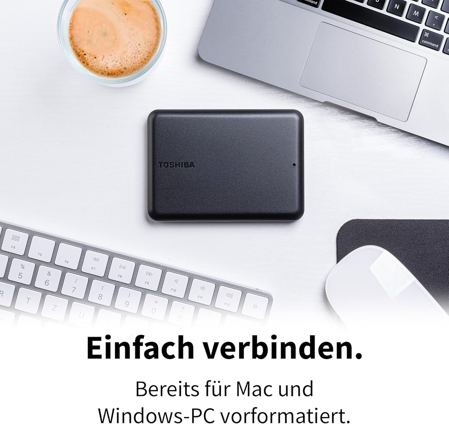 10 pcs Toshiba Canvio Partner 2 TB, Portable, 2.5-Inch External HDD, USB 3.2 Gen 1, Compatible with Mac and Windows, USB-Powered