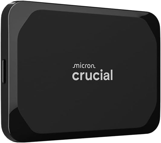 Crucial X9 1TB External SSD Hard Drive, up to 1050MB/s, Compatible with PC, Mac and Game Consoles, Portable Solid State Drive, USB-C