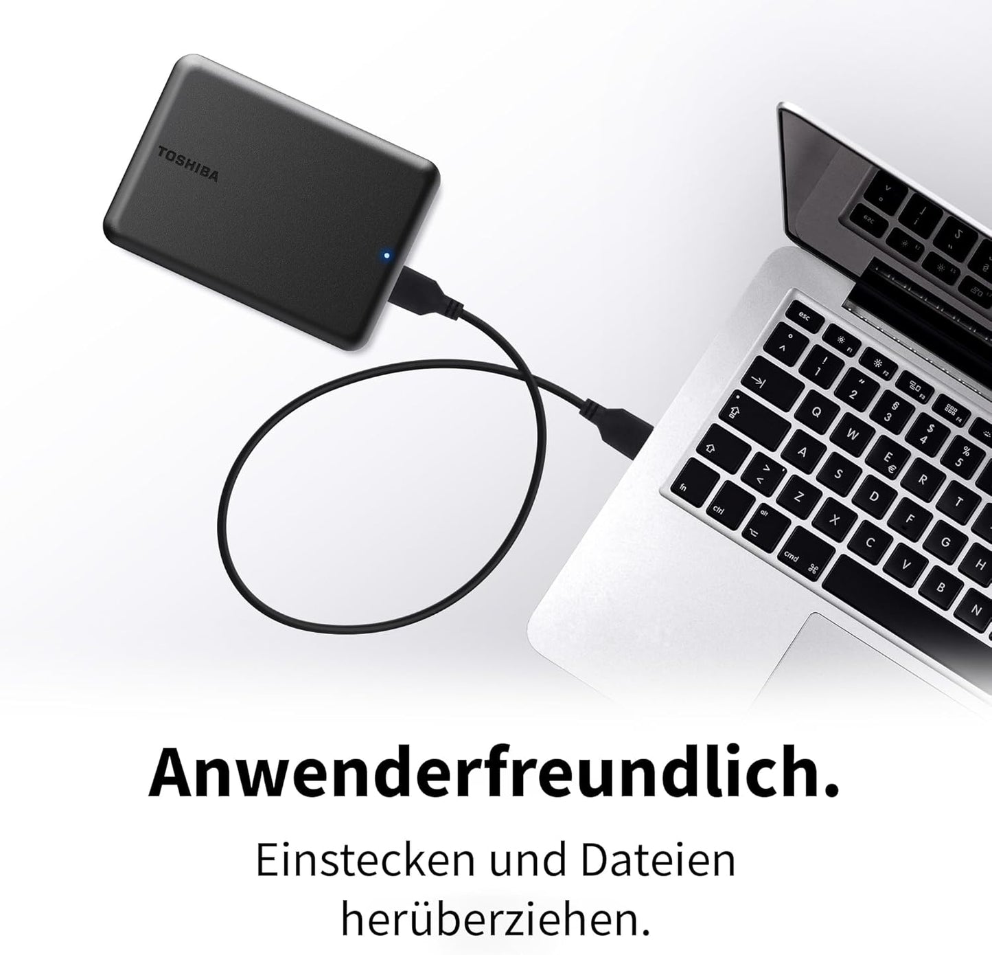 10 pcs Toshiba Canvio Partner 2 TB, Portable, 2.5-Inch External HDD, USB 3.2 Gen 1, Compatible with Mac and Windows, USB-Powered